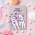 Happy Birthday - Cats Greetings Card
