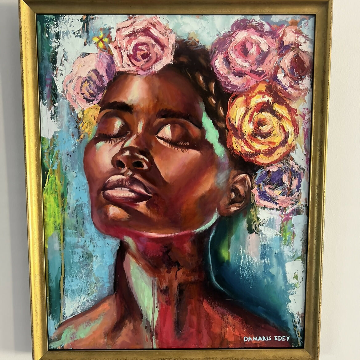 Original Oil Painting Woven beneath the Sun