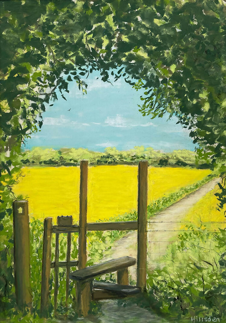 LANDSCAPE FRAMED PRINT 7x5in