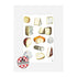 10”x 8” Mounted and Backed Giclée Print of Cheeses