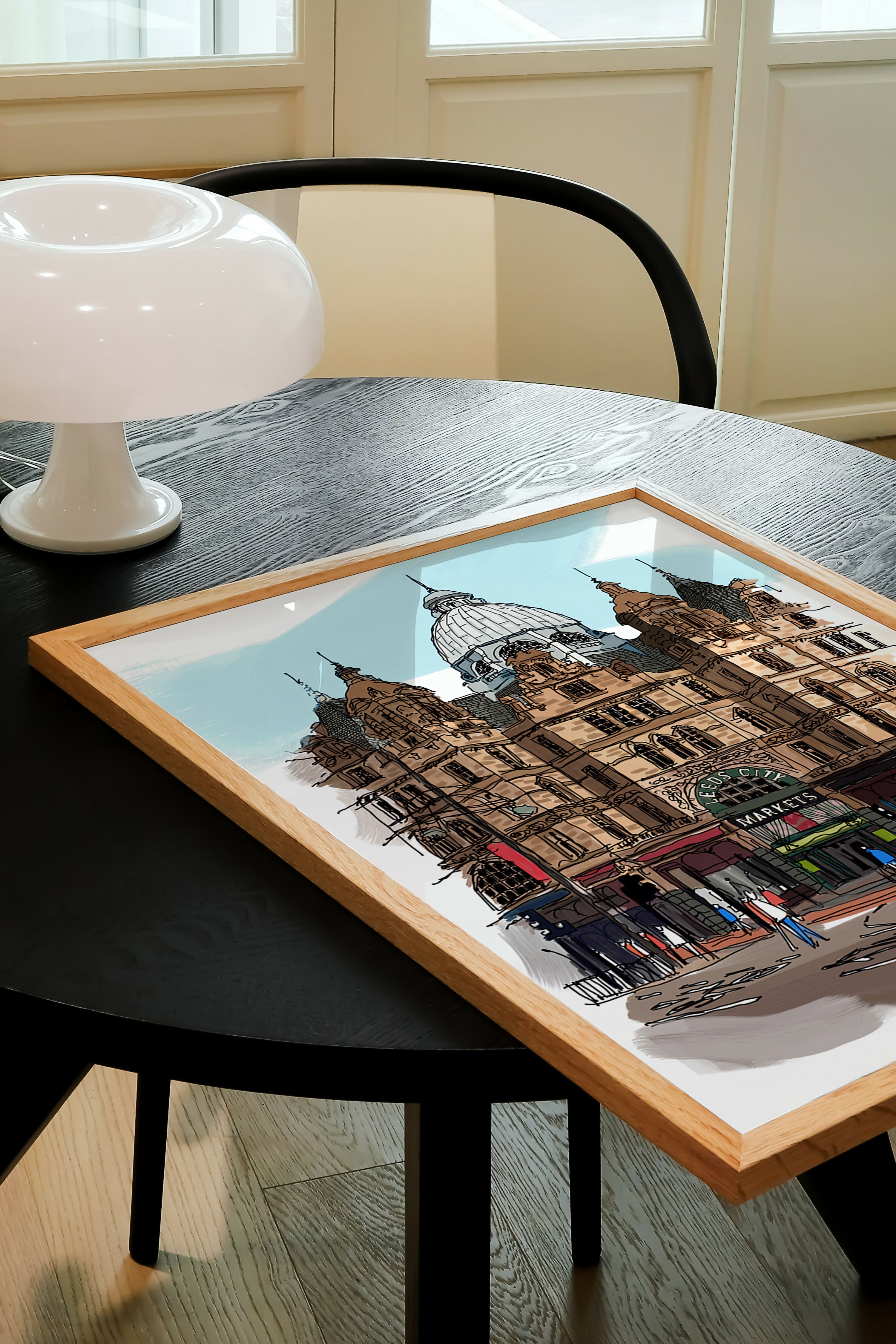 Kirkgate Market Leeds Art Print