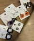 Handmade Micro Crochet Halloween Drop Earrings