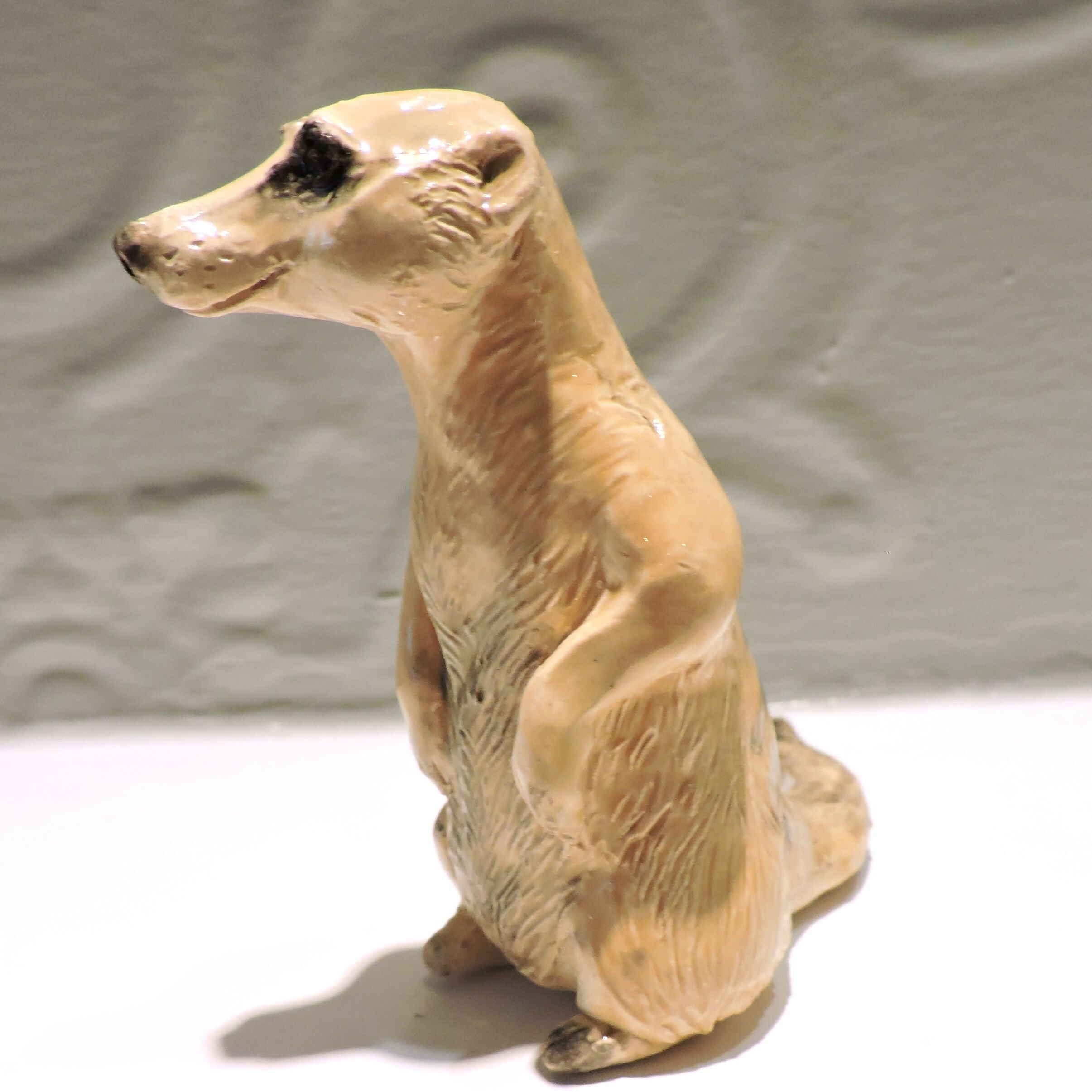 Ceramic Meerkat sculpture