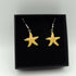 Yellow Starfish Enamel Earrings