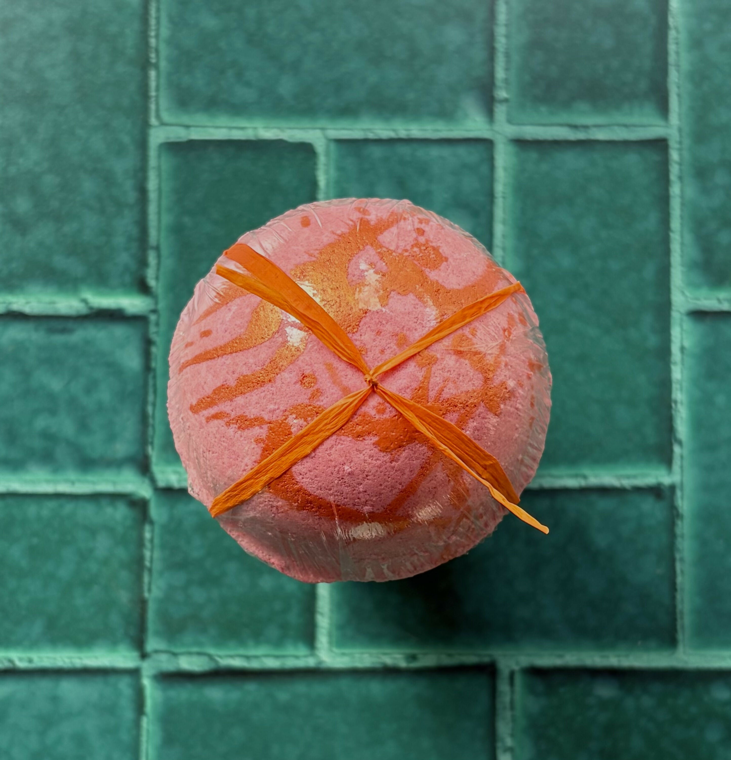 Blood Orange Hand Made Bath Bomb