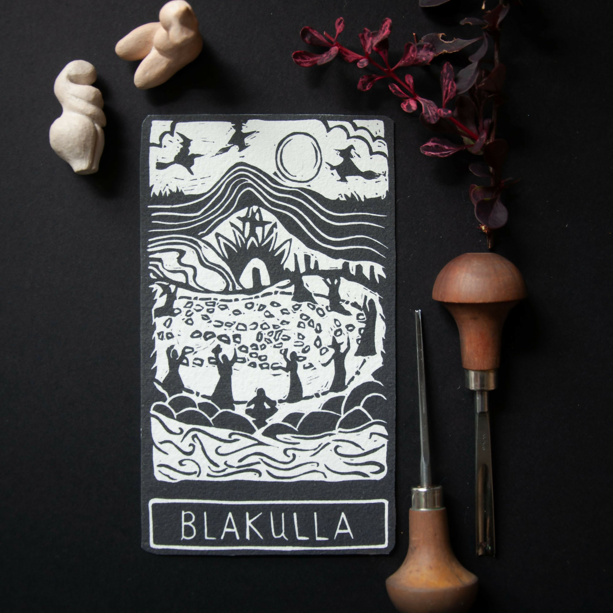 BLAKULLA GODDESS ALTAR CARD