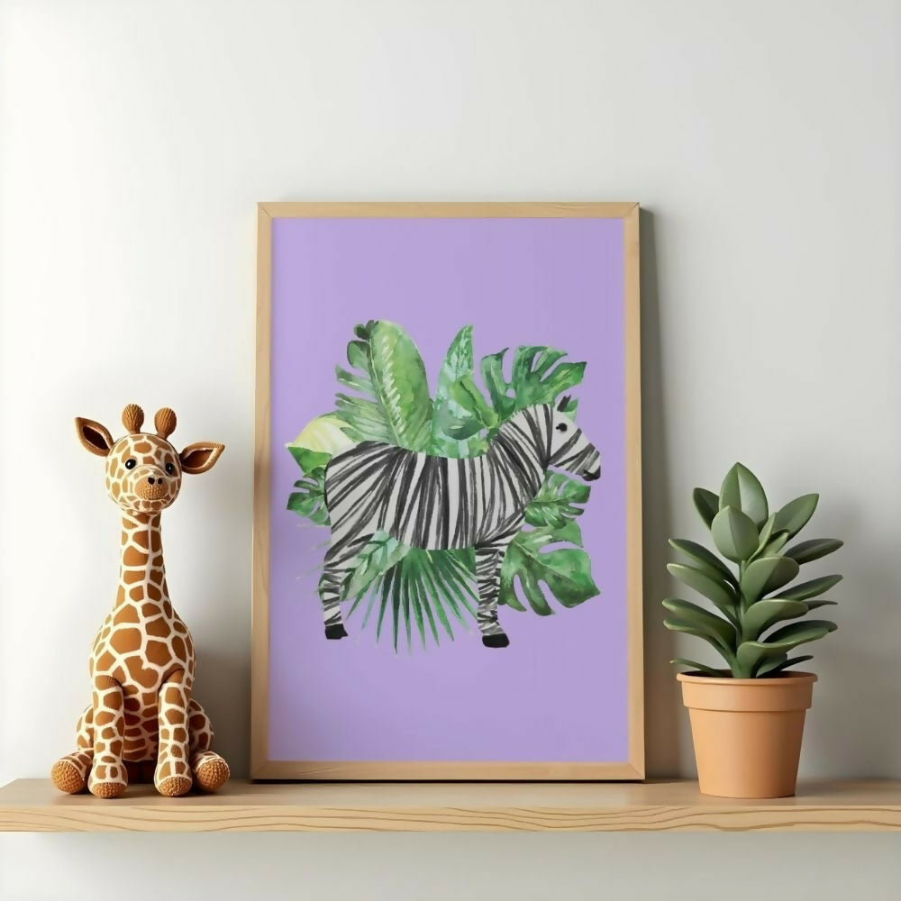 Zebra Jungle Print