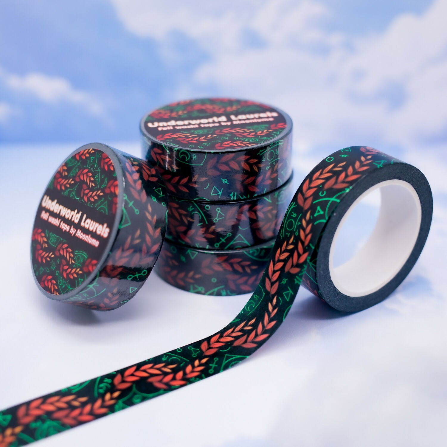 Washi Tape - Underworld Laurels