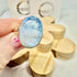 BLUE MOONSTONE OVAL RING SIZE R