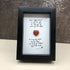 Tiny Heart Poem Frame