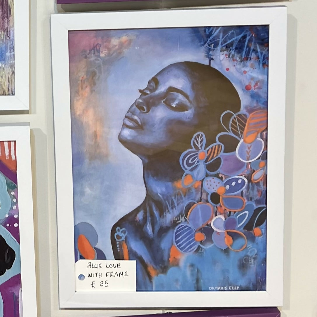 Blue Love Art Prints