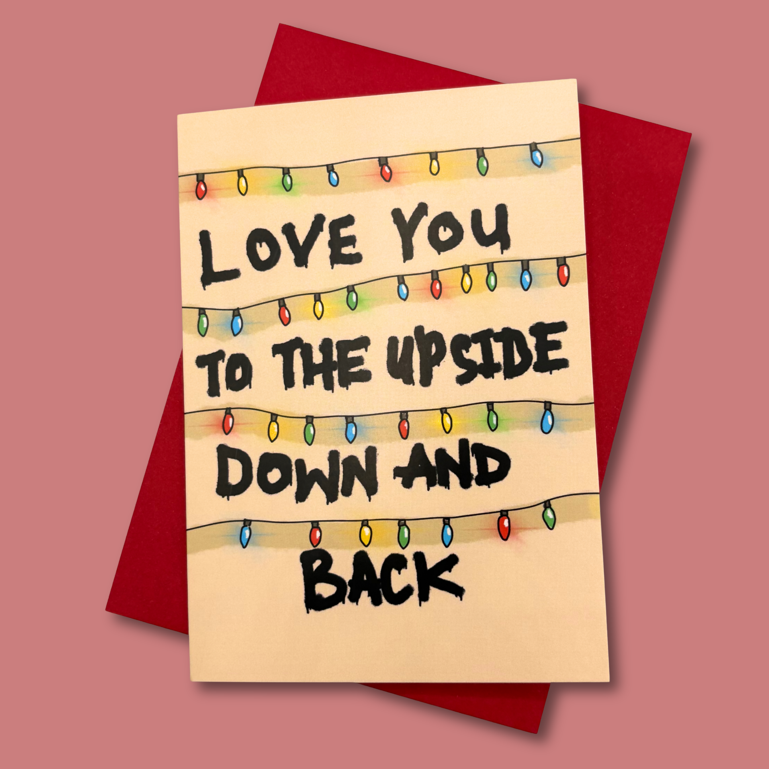 Valentines Card - Upside Down