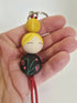Hand-Painted Wooden Doll Keyring