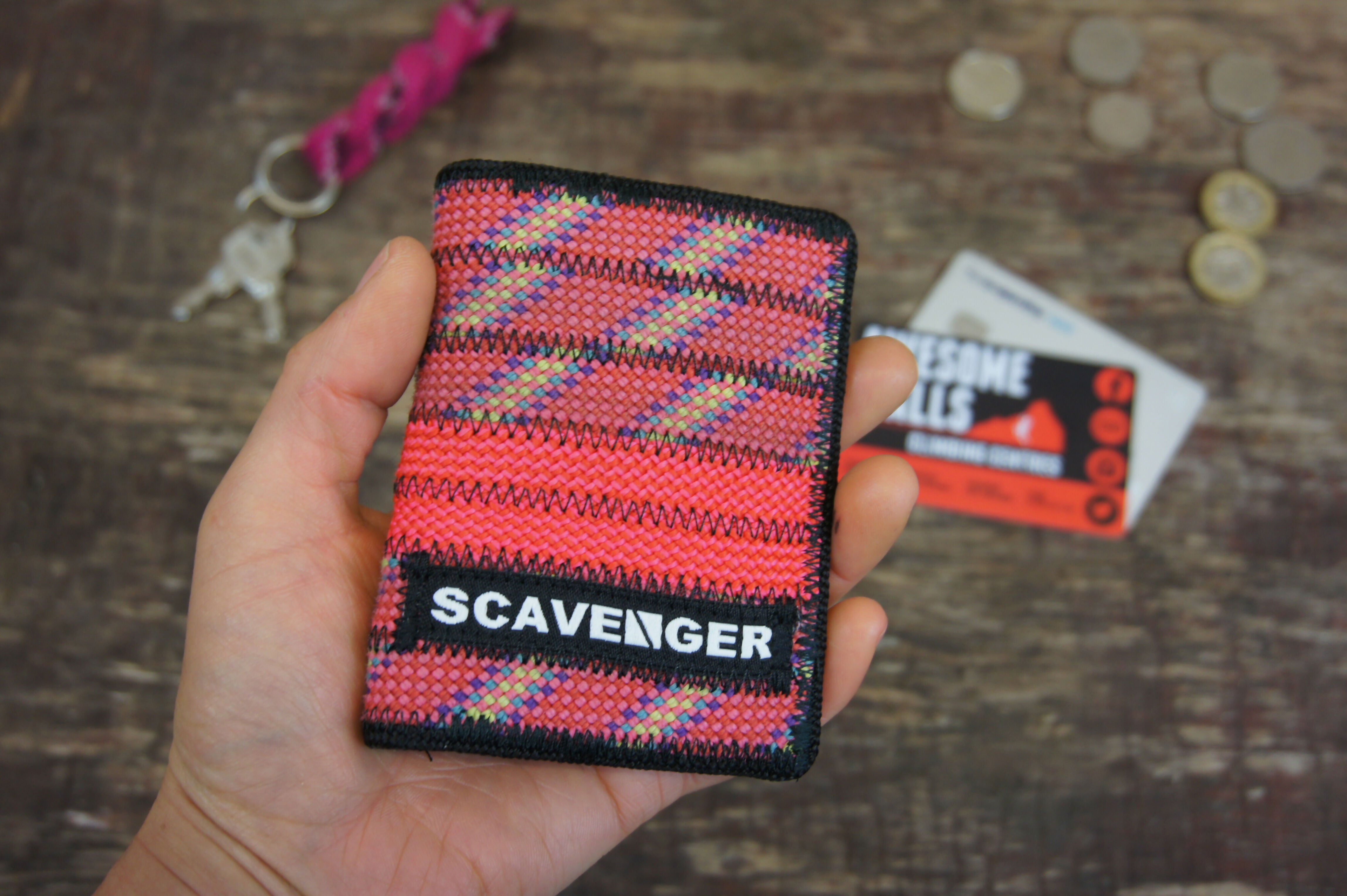 Recycled Climbing Rope Card Wallet