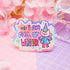 Holographic Sticker - Wizard Cat "I Am Full Of WONDER"