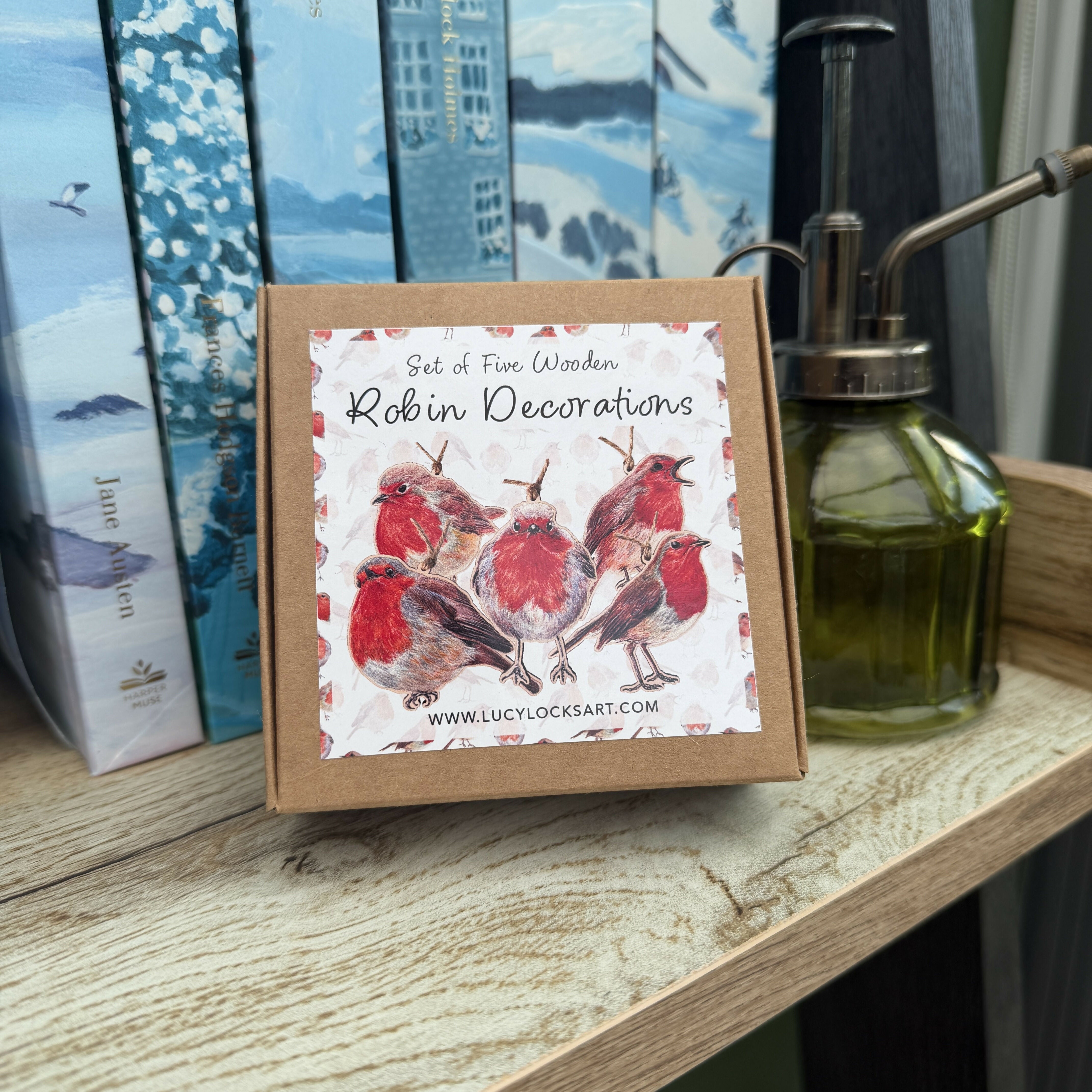 Robin - Decoration - Set of 5