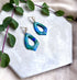 Ocean Dream Collection - Drop Polymer Clay Earrings