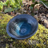Black and Turquoise Speckled Bowl