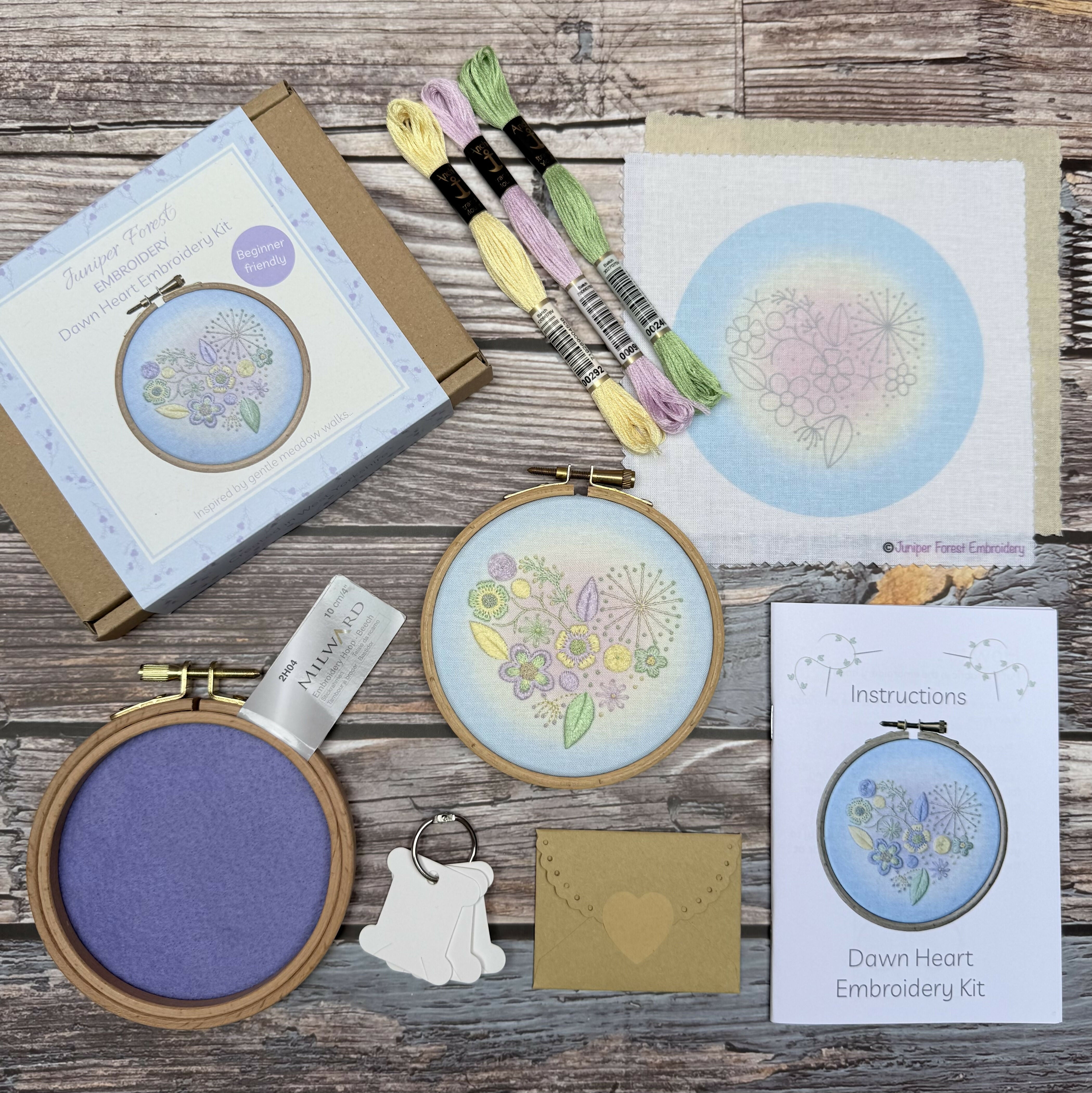 Dawn Heart Embroidery Kit