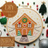 DIY embroidery kit for beginners - Gingerbread house