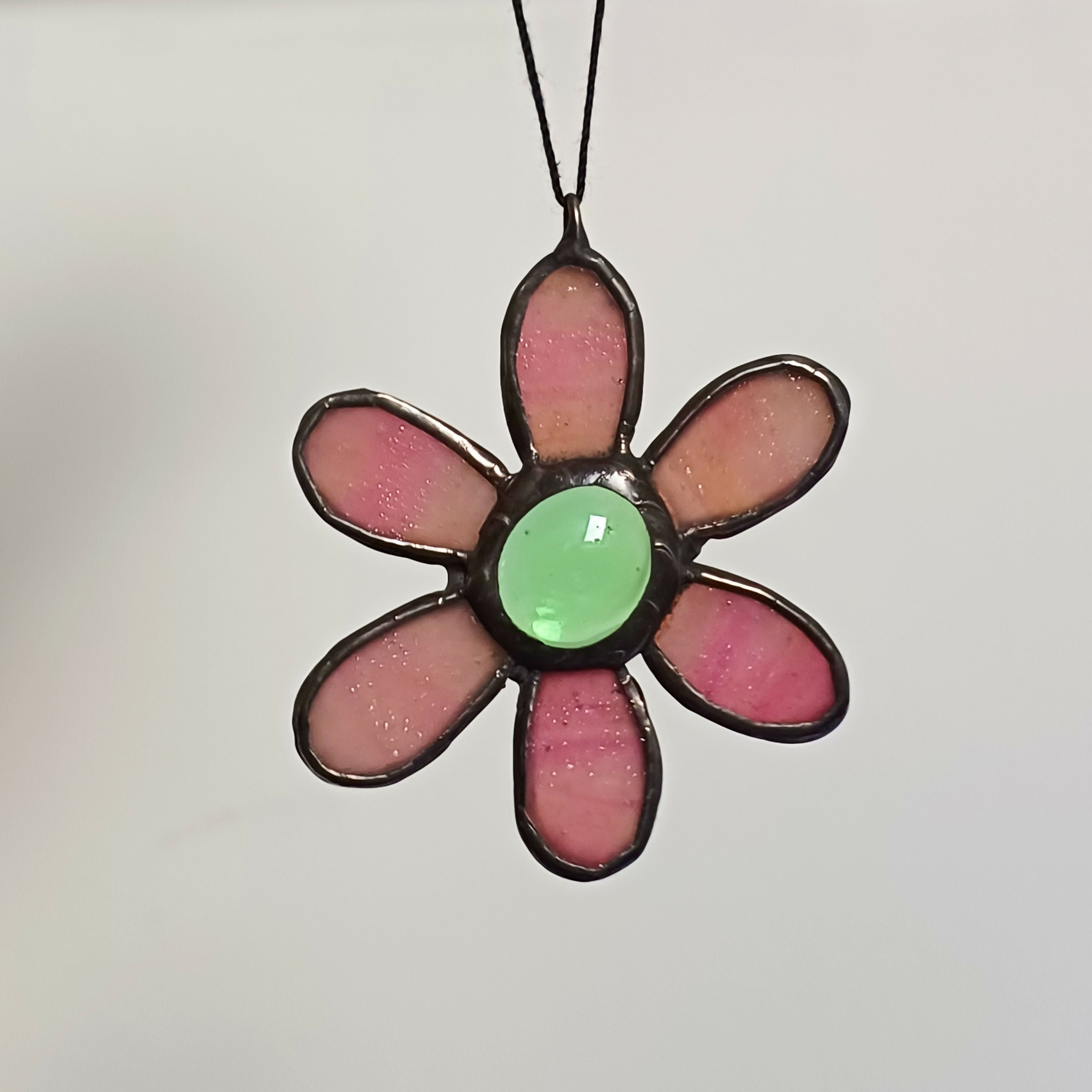Mini Stained Glass Flower