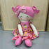 Doll with Dark Pink Outfit
