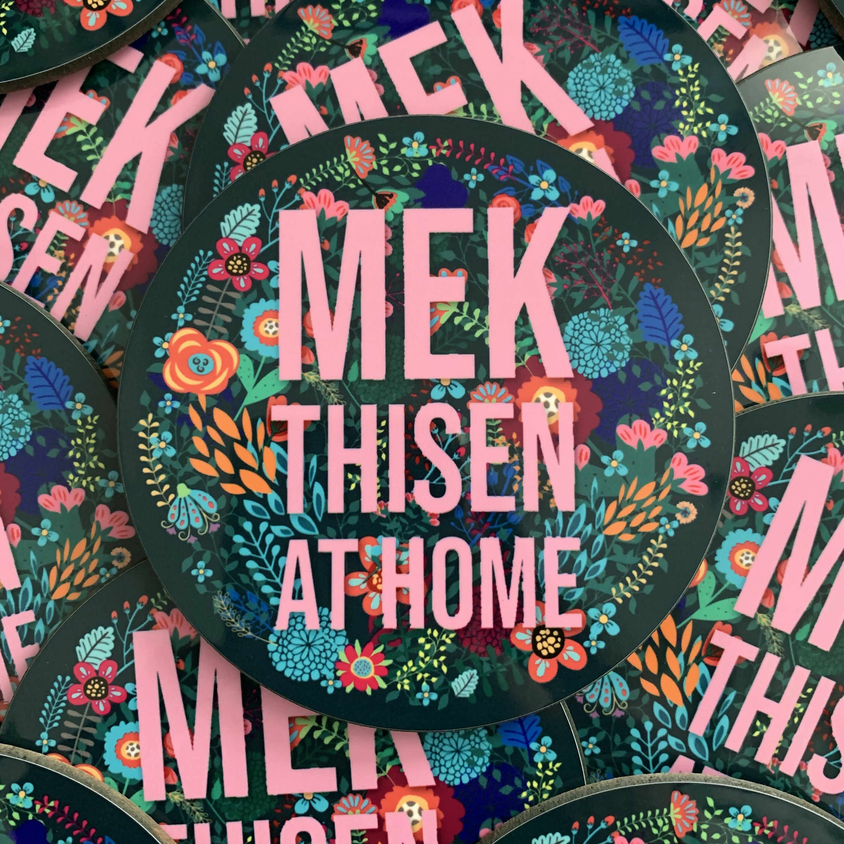 Floral Yorkshire Sayings Coasters