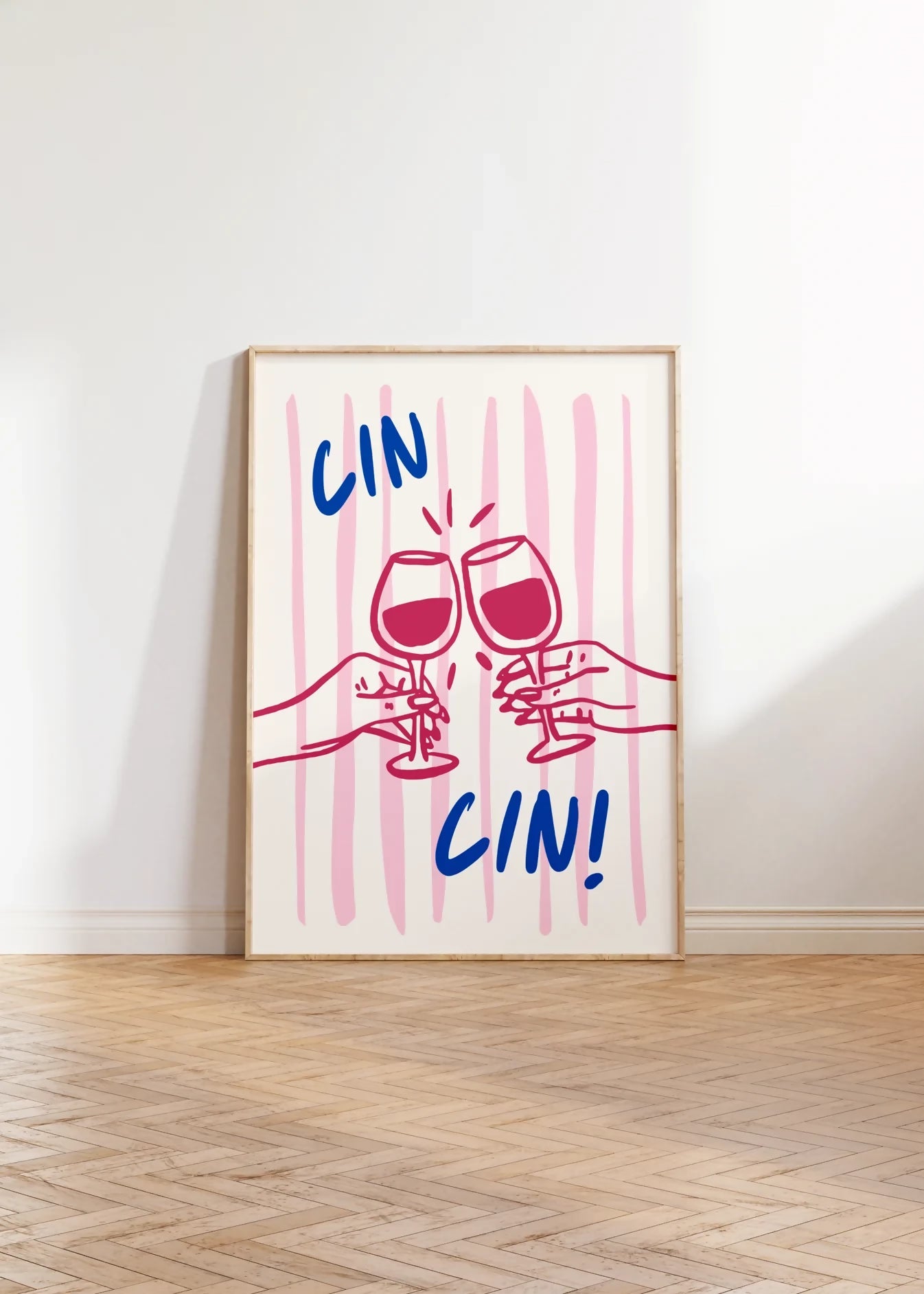 CIN CIN STRIPE WALL ART PRINT