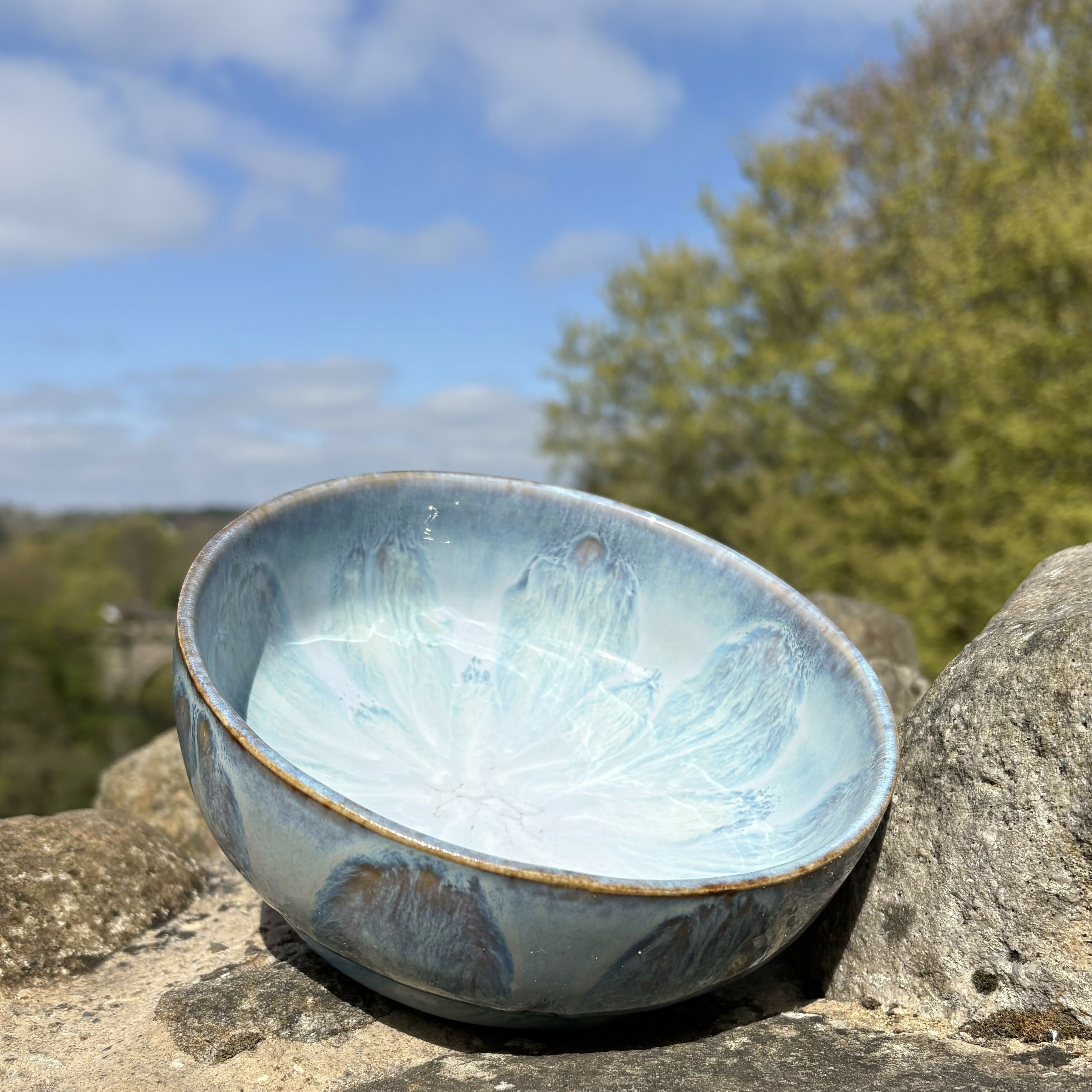 Large Blue Bowl