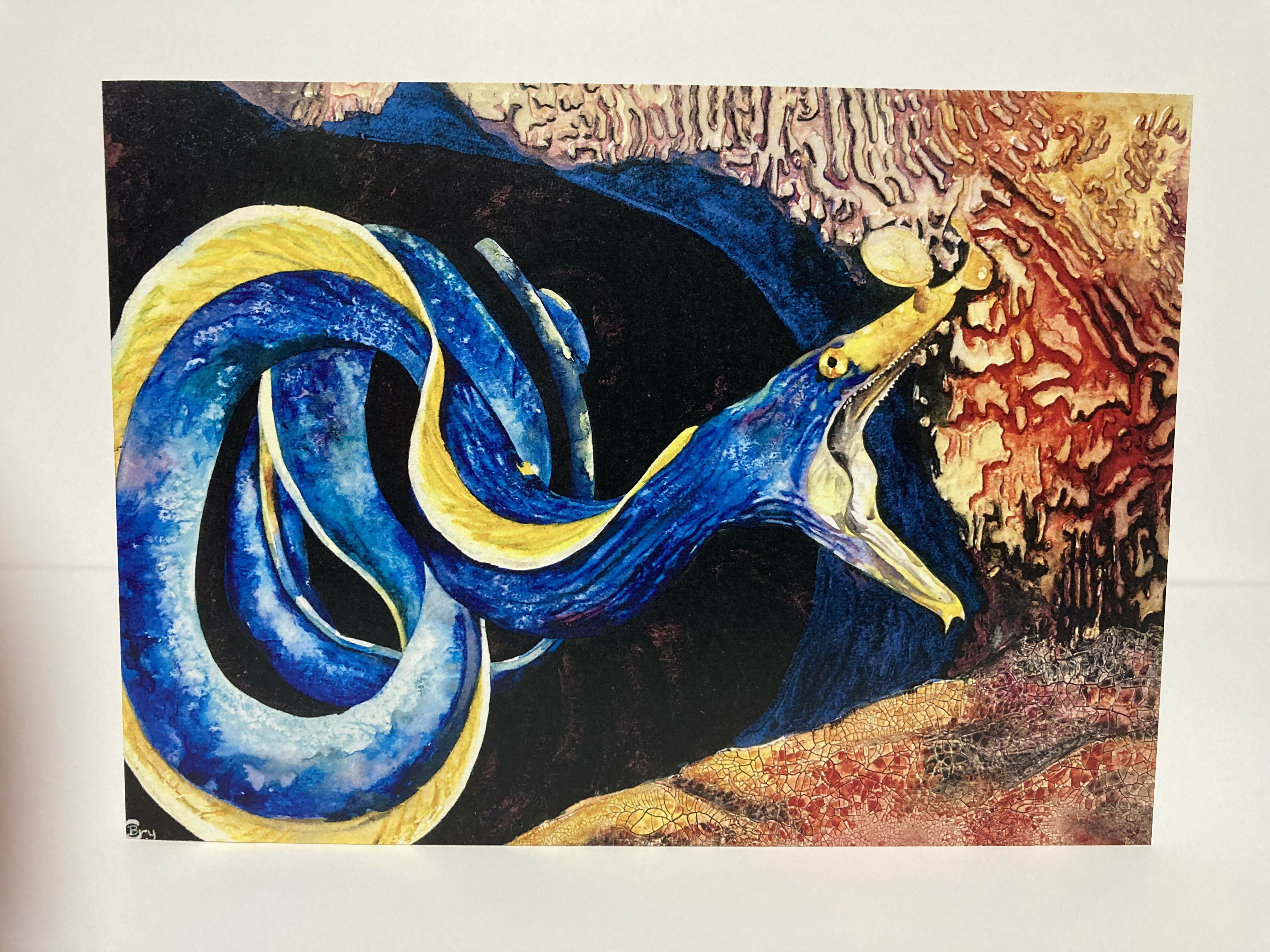 Ribbon eel card
