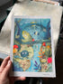 A Monster in the Woods Riso Print