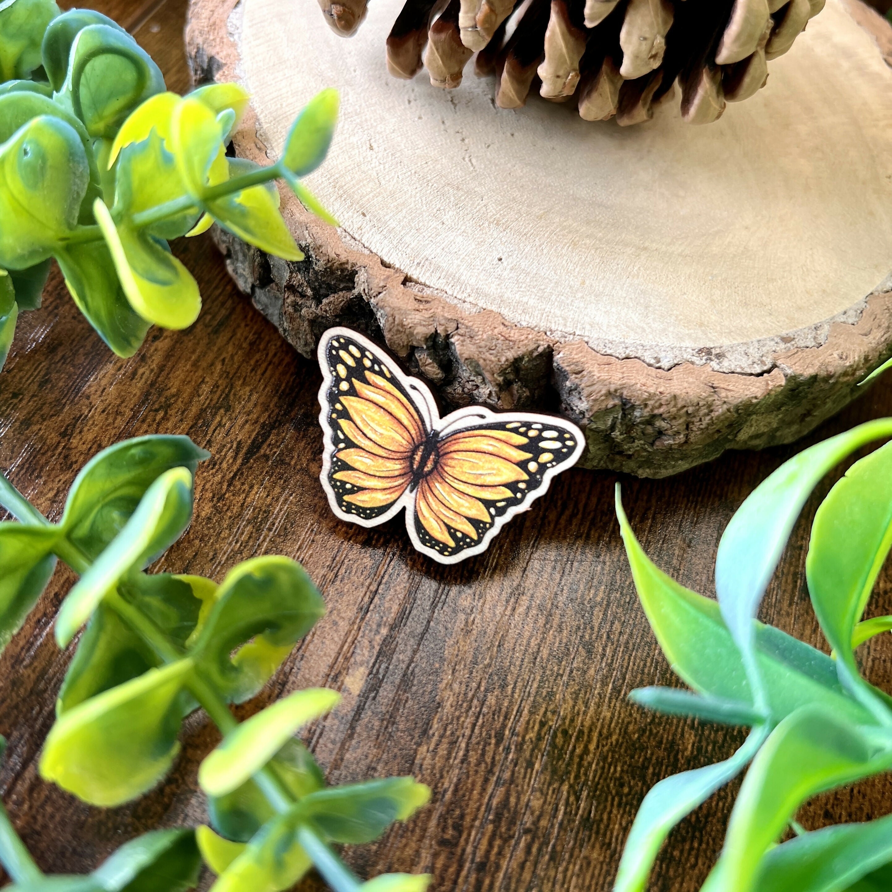 Sunflower Butterfly Wooden | Charming Nature | Art & Soul