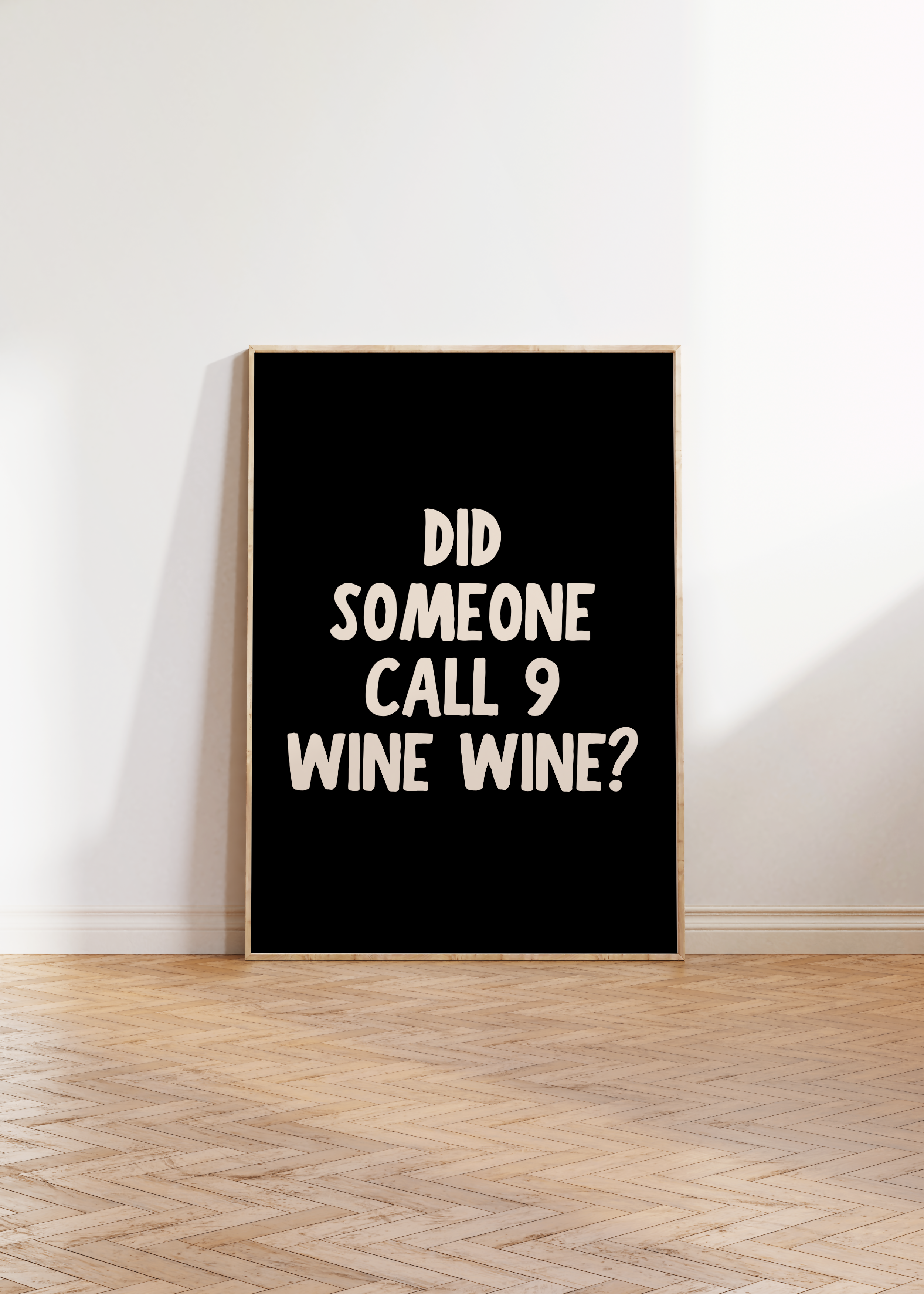 9 WINE WINE KITCHEN WALL ART PRINT