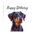 DOBERMAN DOG GREETINGS CARD