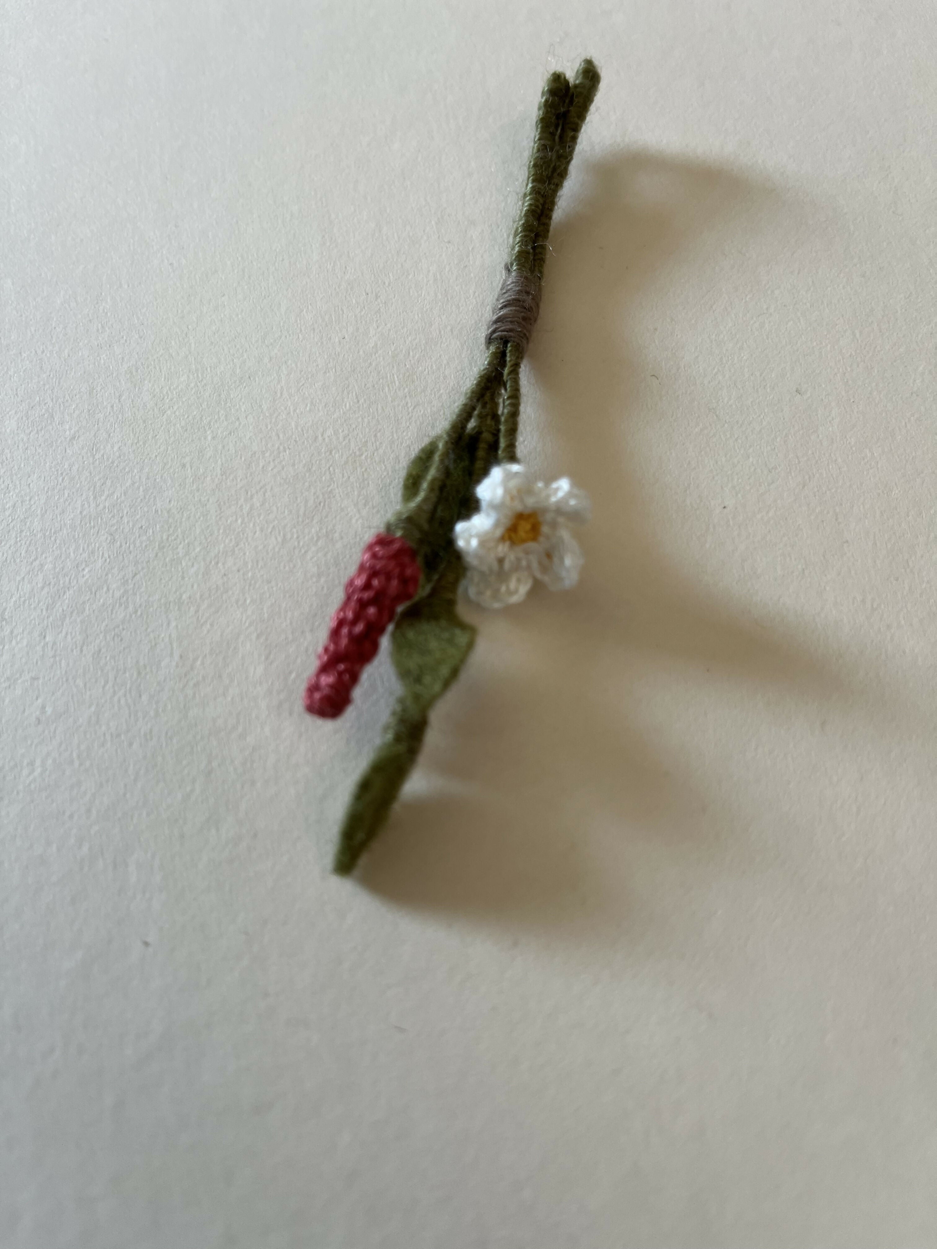 Miniature Crochet Flower Bouquet