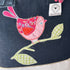 Unique Handcrafted Denim Small Tote Bag Made From Upcycled Jeans With Applique