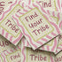 FINDING YOUR TRIBE INSPIRATIONAL QUOTE WALL ART
