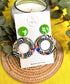 Funky Pattern Collection - Doughnut Polymer Clay Earrings