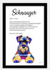 Schnauzer - Definition Quote - Framed Artwork.