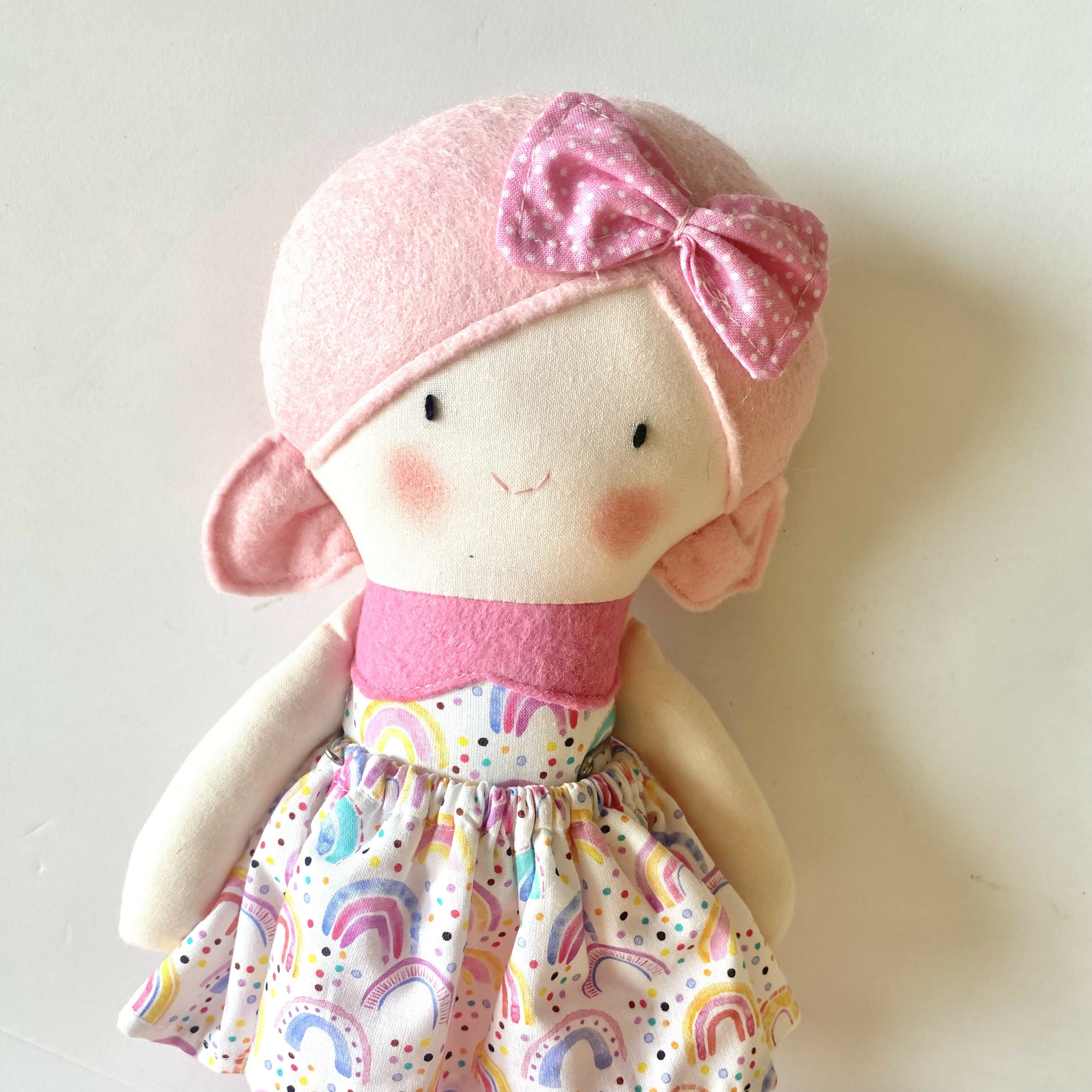 Doll with White Outfit