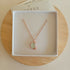 Seaglass Crescent Moon Necklace