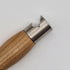 Hand Turned Bottle Opener made from Elm Wood with Stainless Steel Head