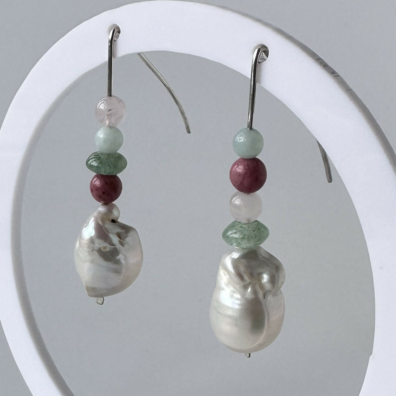 HARMONIOUS EARRINGS | STERLING SILVER & STONE EARRINGS FOR CONNECTION