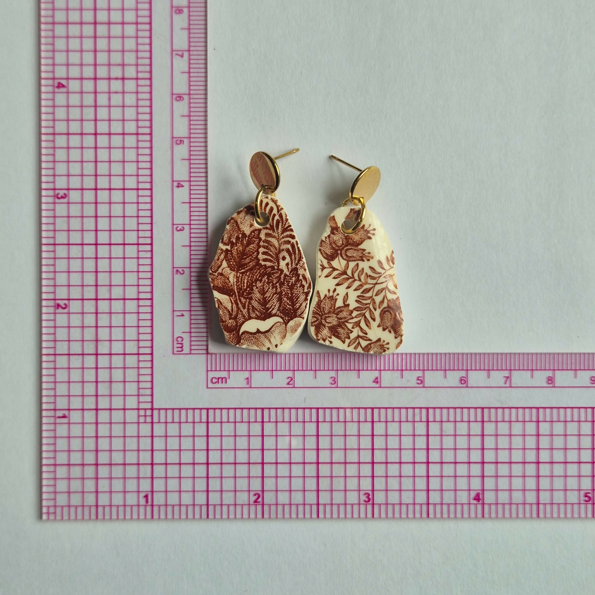 Recycled Ceramic Earring