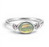 925 Sterling Silver Ethiopian Opal Ring