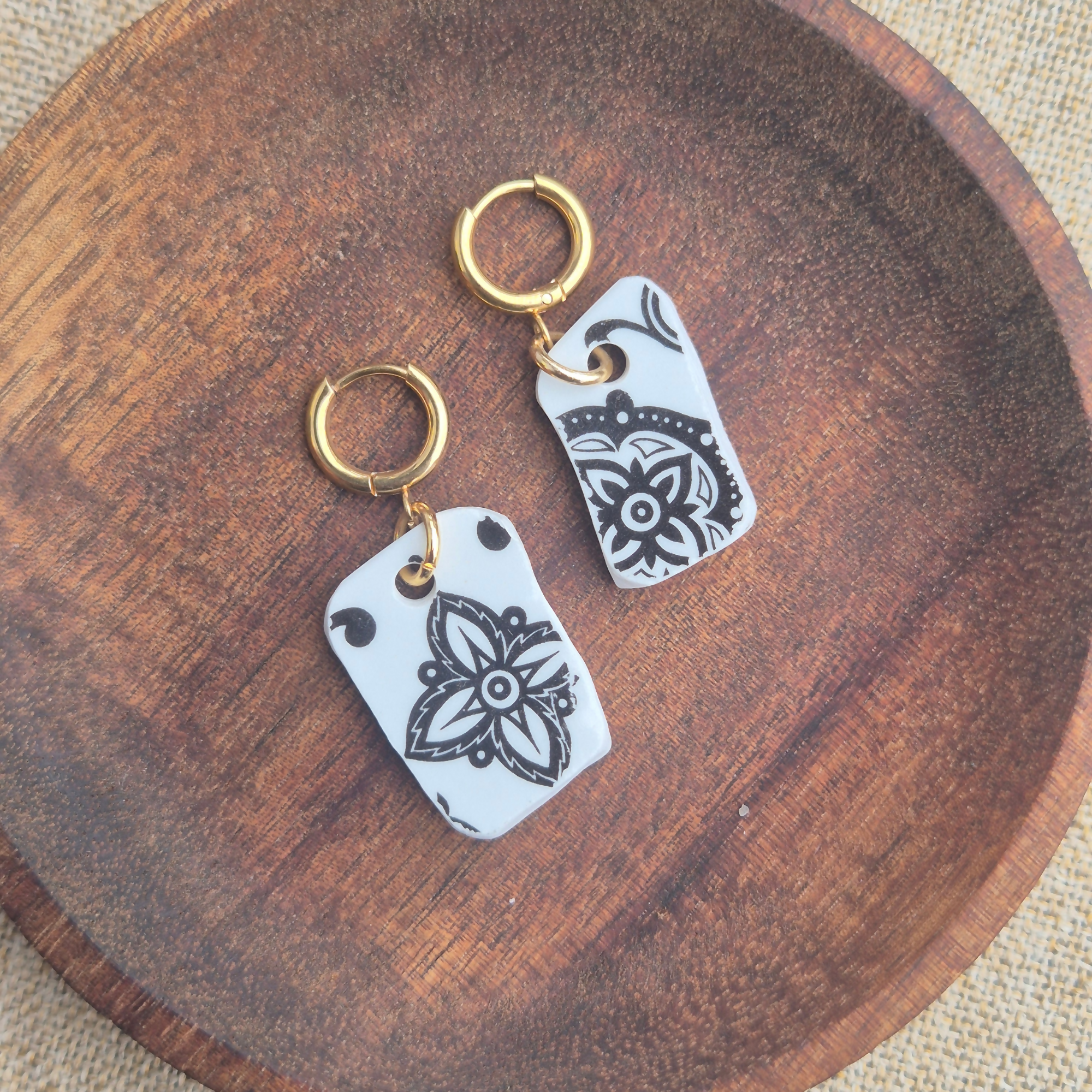 Recycled Ceramic Earrings