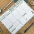 A4 50 Page Dog Weekly Planner Pad