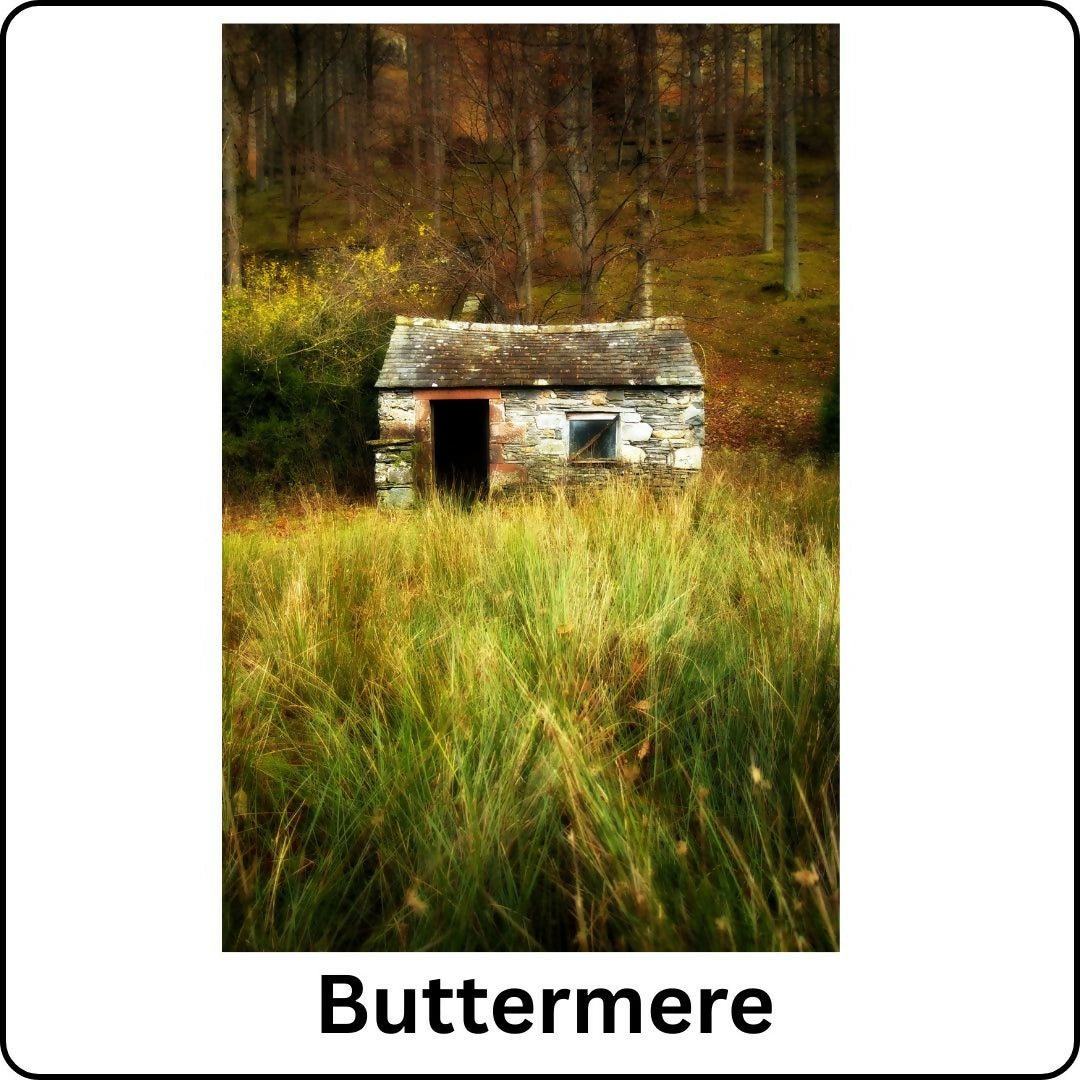 Buttermere Hut (40cm x 50cm Frame)