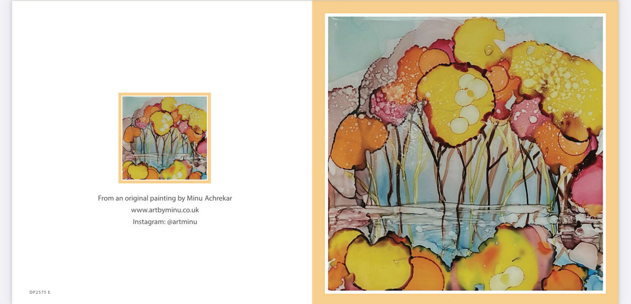 Tree Collection - Square Greeting Cards