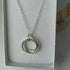 Sterling Silver Triple Circle Necklace